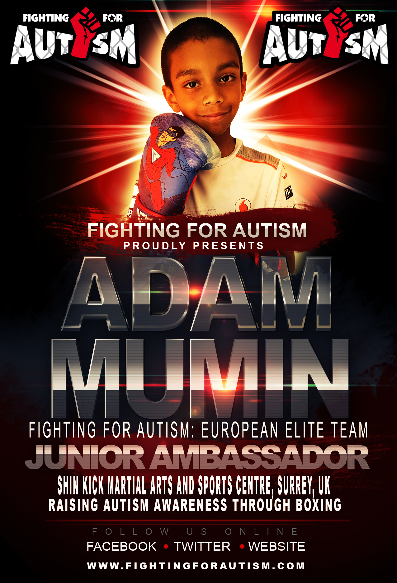 Fighting For Autism A winning combination for Autism Awareness. Adam