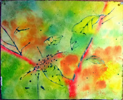 watercolor ink acrylic words using watercolors paper drawing