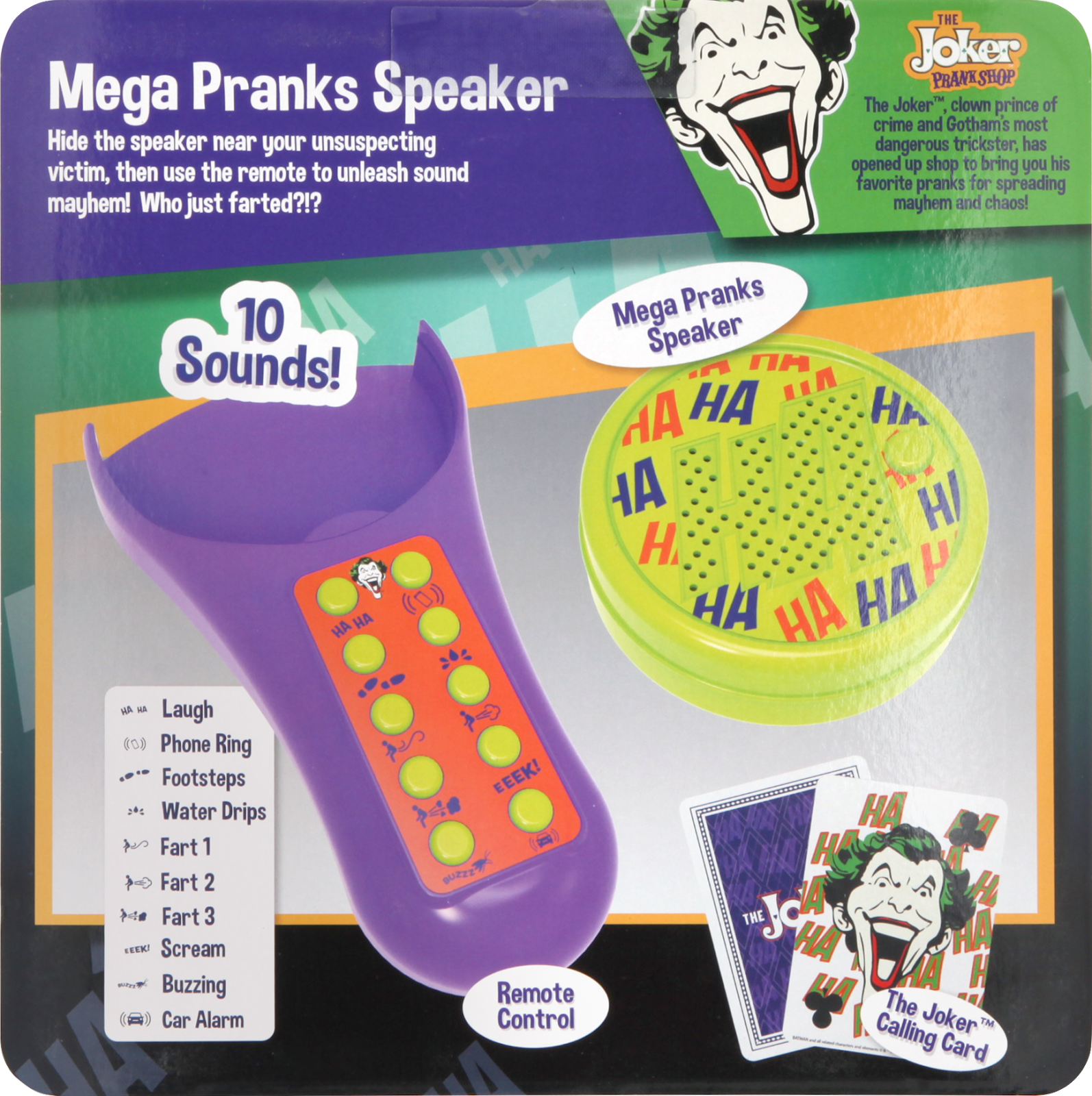 Review The Joker Prank Shop Mega Pranks Speaker Weird Fantastic