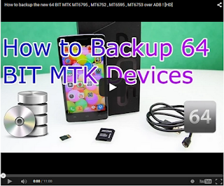 How to backup 64 bit mediatek