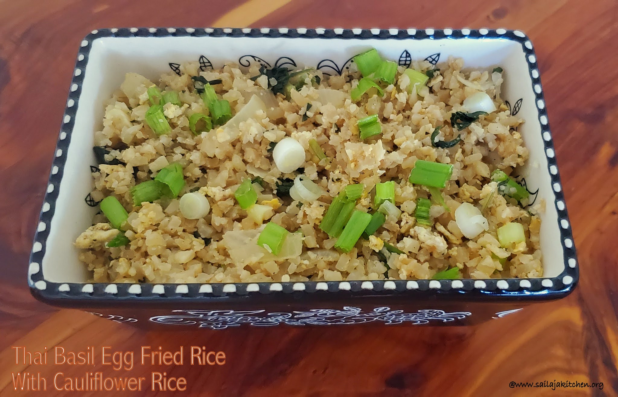 Sailaja Kitchen...A site for all food lovers! Thai Basil Egg Fried