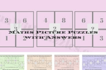 Maths Picture Puzzles with Answers-Fun With Puzzles