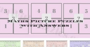 Maths Picture Puzzles with Answers - Fun With Puzzles