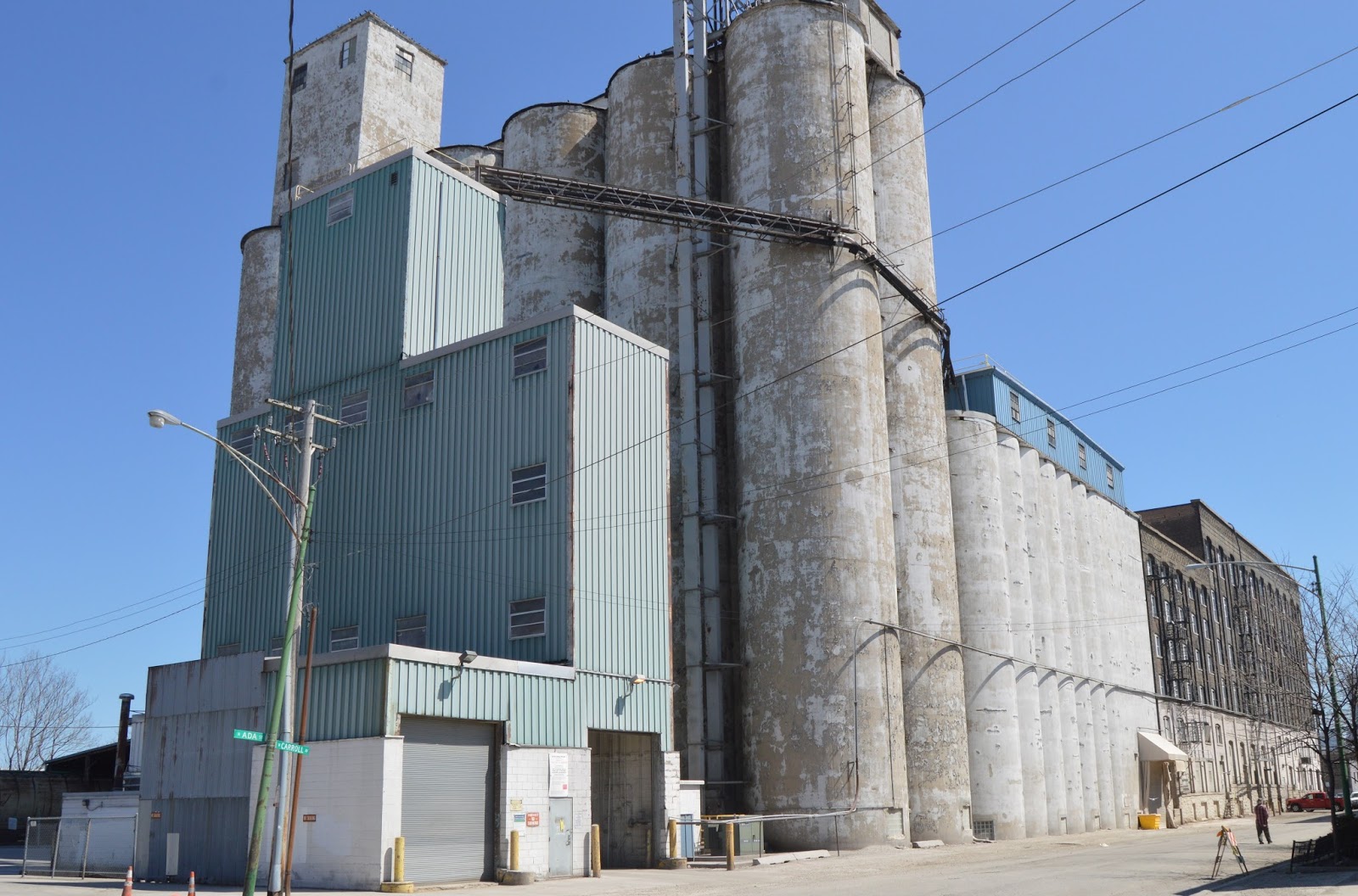 Industrial History ADM Milling near Downtown Chicago