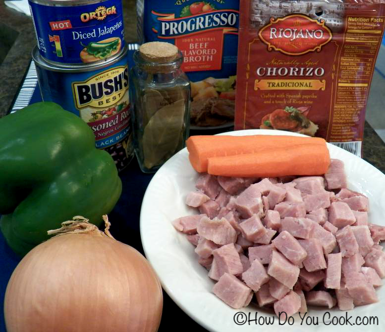 How Do You Crock Pot Spicy Black Bean, Ham and Chorizo Soup