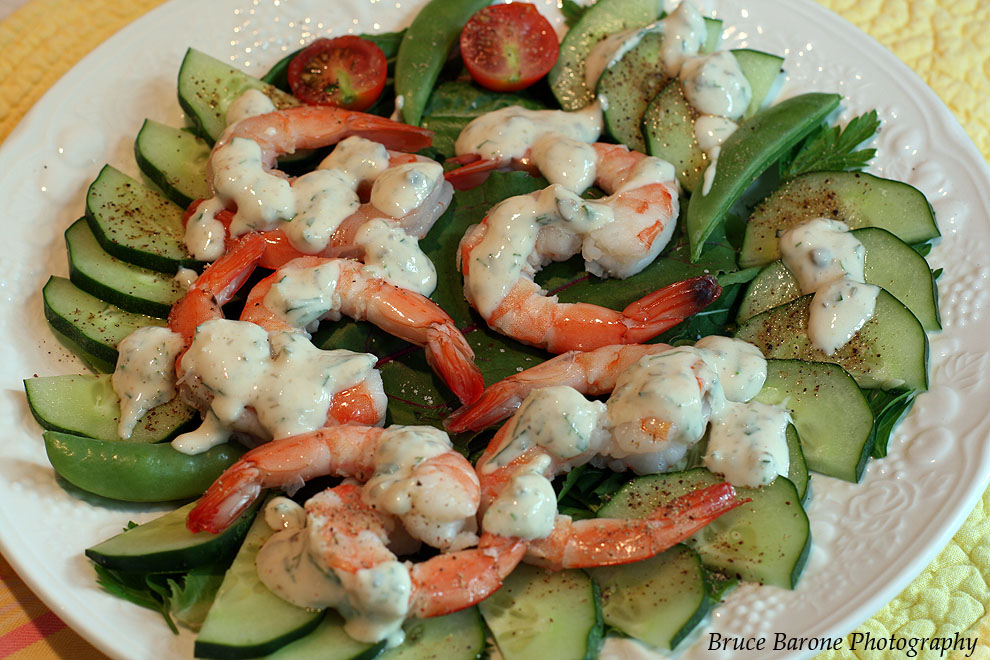Bruce's Kitchen Shrimp Salad With Horseradish Rémoulade