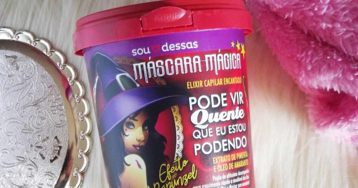 Resenha Máscara Mágica Efeito rapunzel Sou Dessas Rio Beleza Nerd