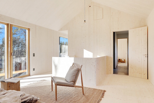 Warmth & Simplicity in an Eco Home North of Stockholm