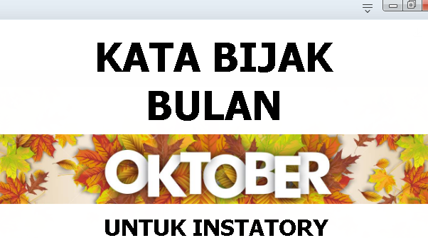 70 Kata Kata Bulan Oktober Untuk Status Whatsapp Facebook