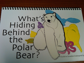 Image of polar bear drawing