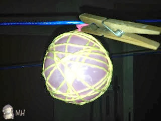 como hacer bolas navideñas