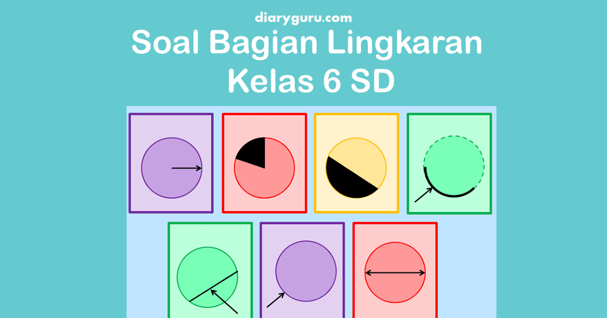 Soal Bagian Lingkaran Kelas 6 SD - Diary Guru