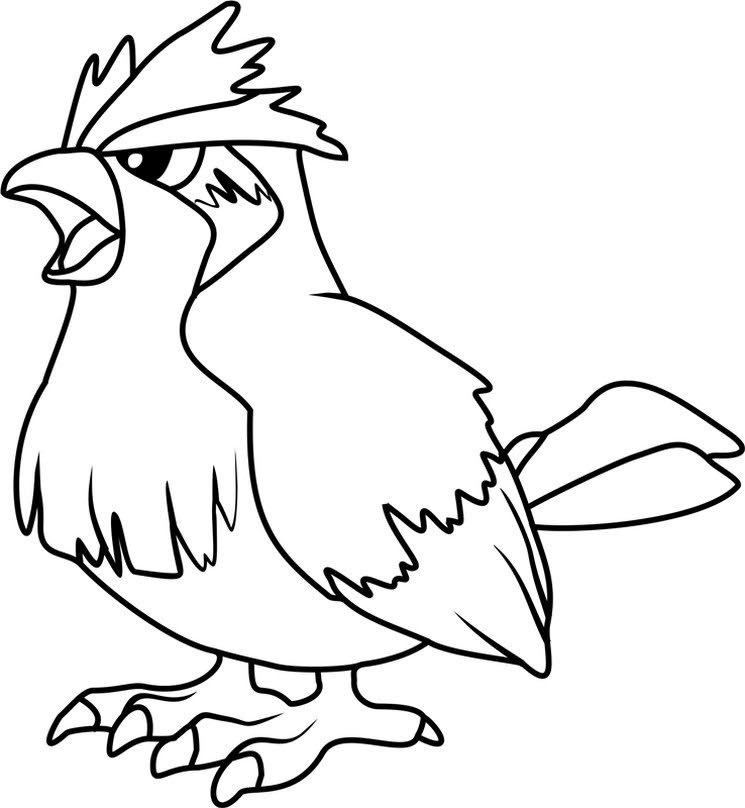 10 Adorable Pidgey Pokémon Coloring Pages for Kids