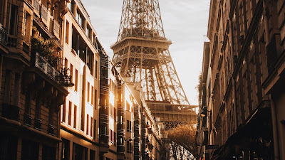 City, Paris, Eiffel Tower, Building, Architecture, Street