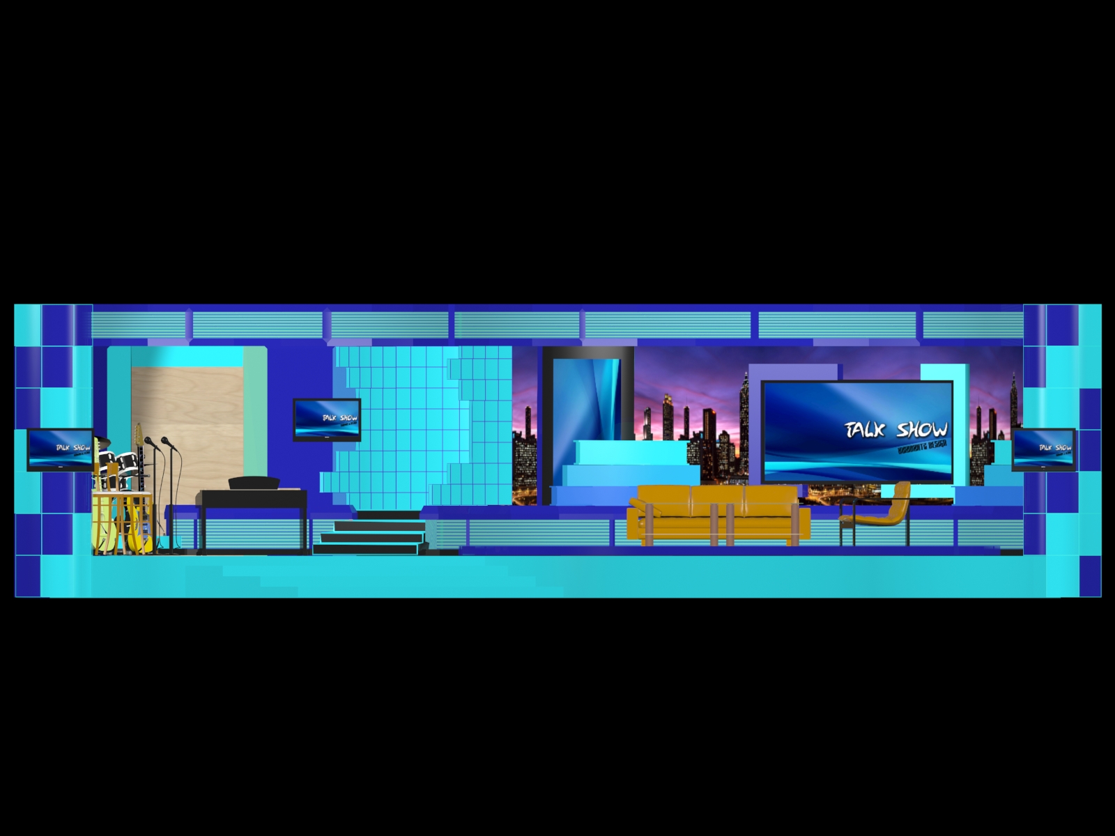 KWADRAT2 DESIGN TALK SHOW set design