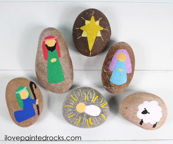 Nativity Set Painted Rocks Craft I Love Painted Rocks
