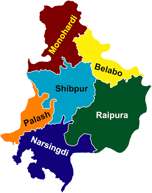 Narsingdi District Map