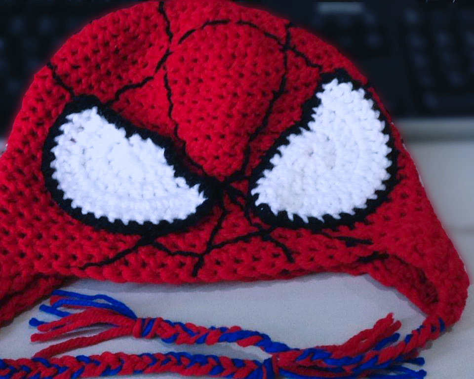 Gorro spiderman tejido a crochet, Enregistrer le 58% disponible grande  réduction 