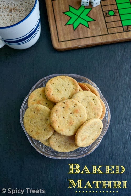 Spicy Treats: Baked Mathri / Baked Methi Mathri / Methi Ki Mathri