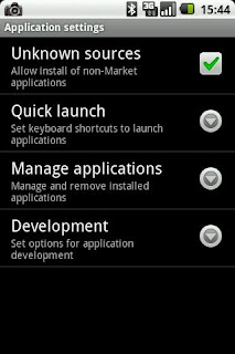 Cara Install Non-Market Apps pada Android