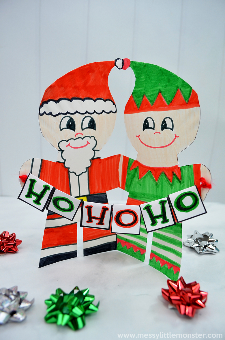 elf paper plate craft