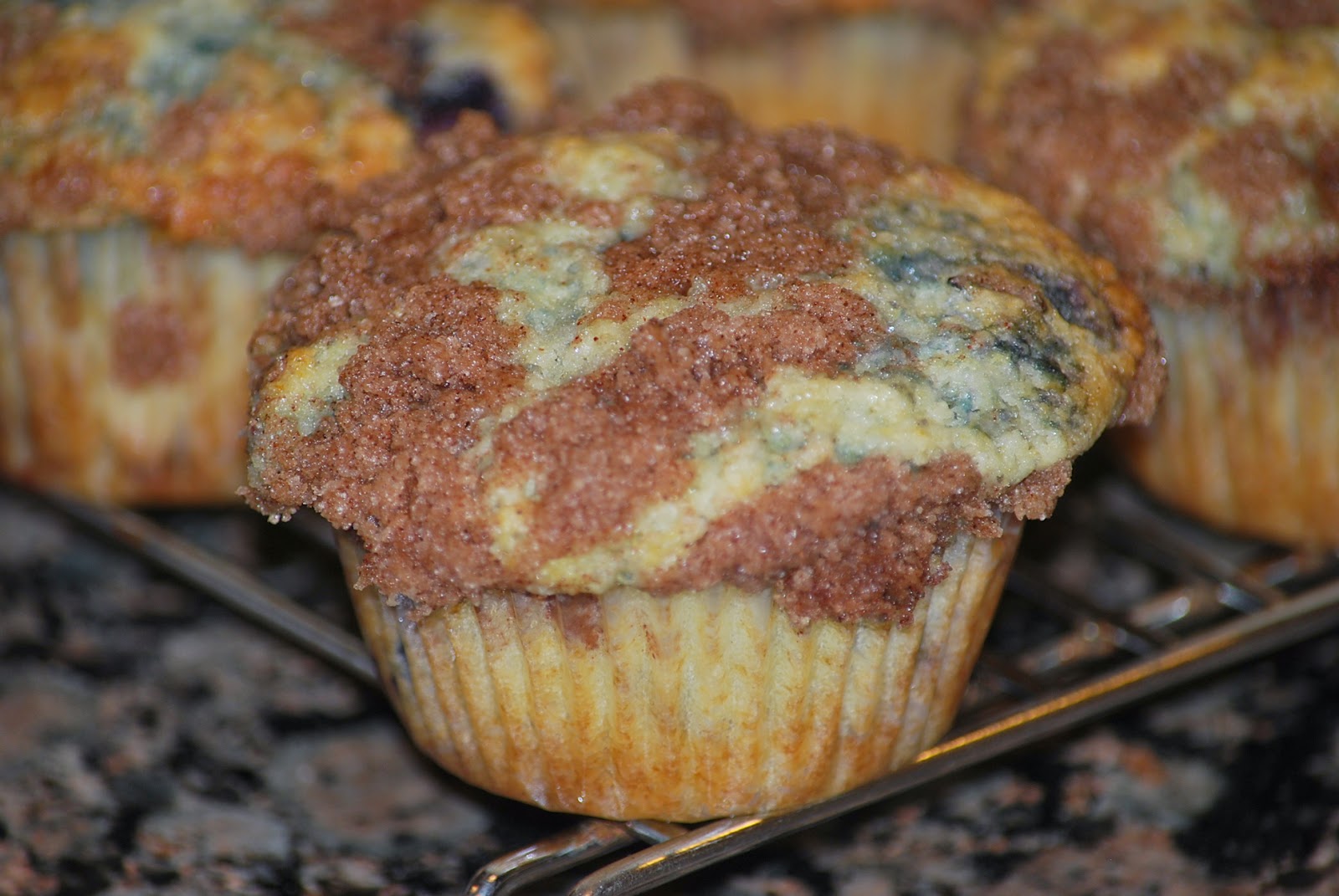My story in recipes Blueberry Vanilla Muffins
