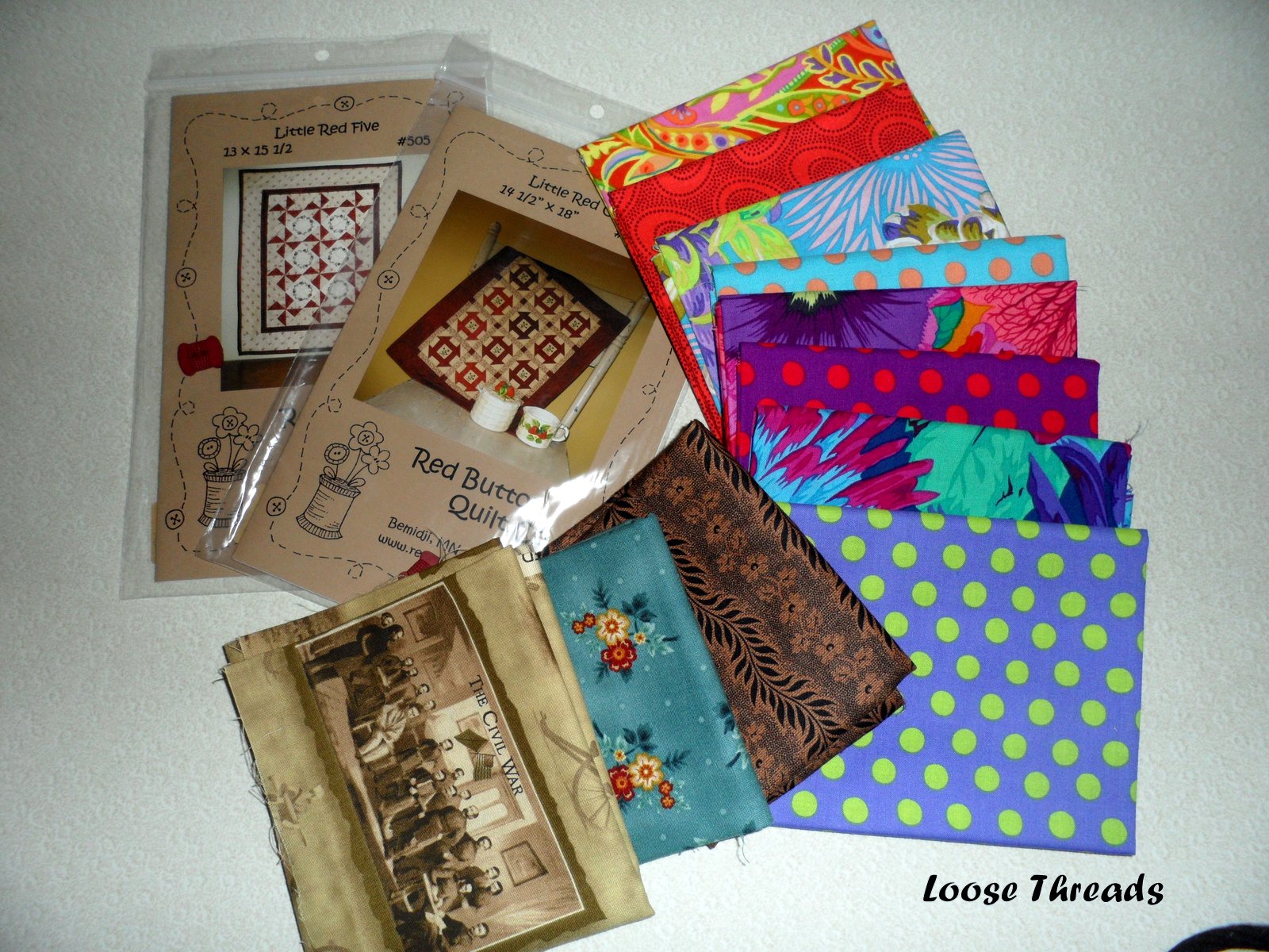 Loose Threads: Quilt Shop Hopping Yesterday