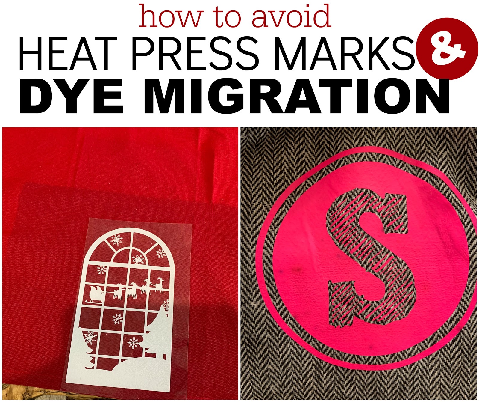 Prevent Heat Press Marks on Polyester for Sublimation