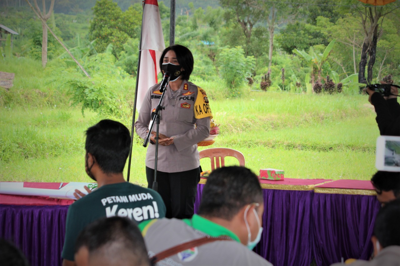 Kapolres Karangasem Hadiri Kegiatan Peresmian Pusat Pelatihan Petani Muda Keren
