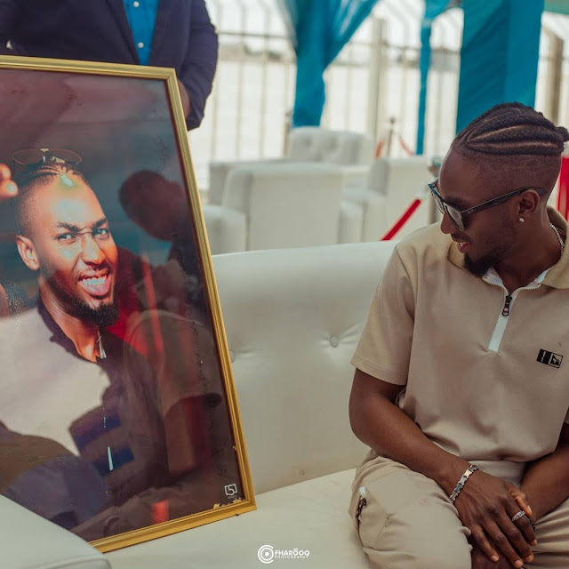 #BBNAIJA: Moment Jaypaul fans surprises him with Gifts, Money and cake (Photos)