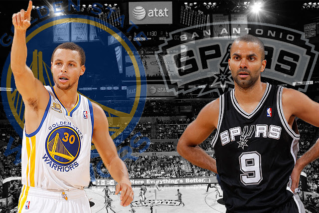 Spurs y Warriors duelo de titanes hoy en la NBA
