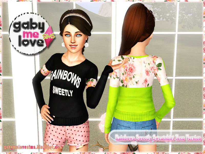 Gabymelove's Sims 3  - Página 2 Rainbows-Sweetly-Sweatshirt-TEEN-Down