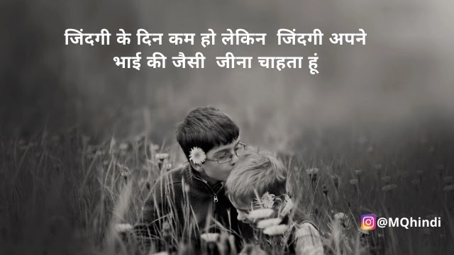 40+ Big Brother Quotes In Hindi | Brother Shayari, Images