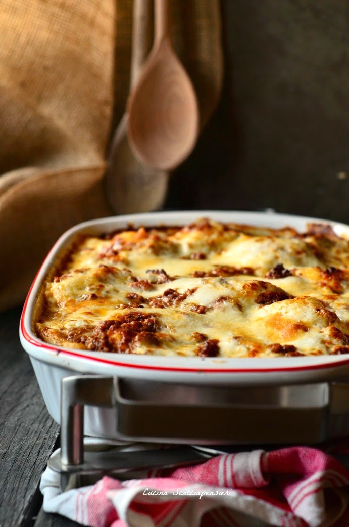 lasagna classica al ragù di carne con semola senatore cappelli