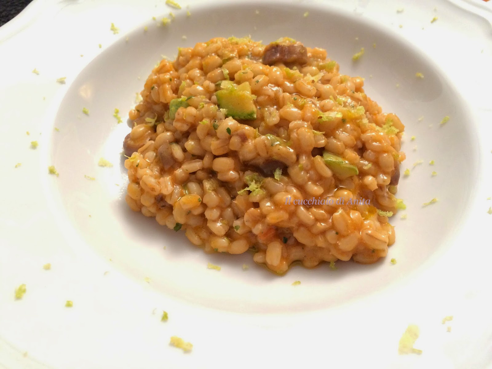 orzo al sapore di mare e verdure