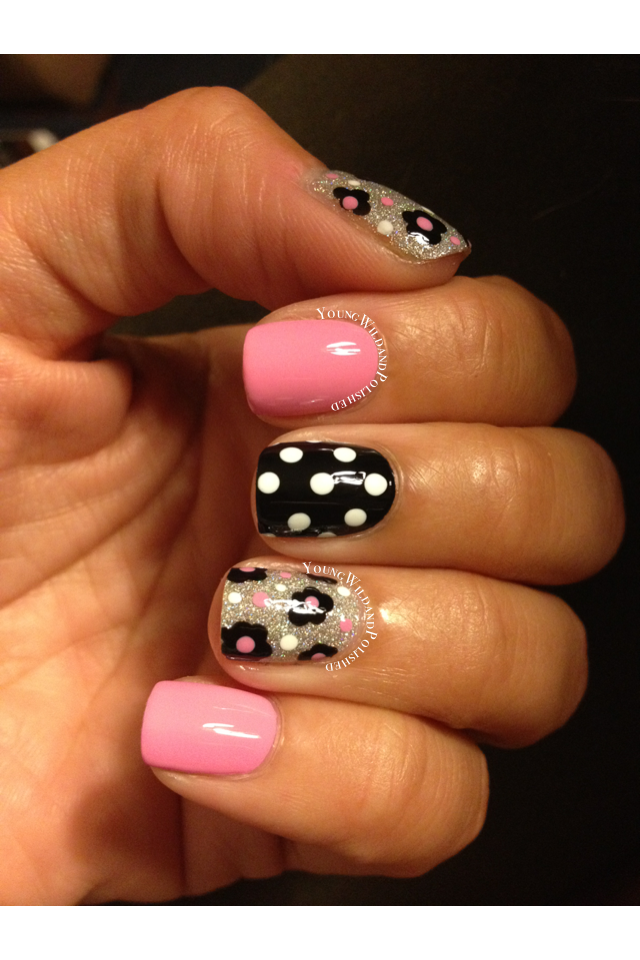 Young Wild and Polished: Flower Nail Art and My New Favorite Pink Polish!