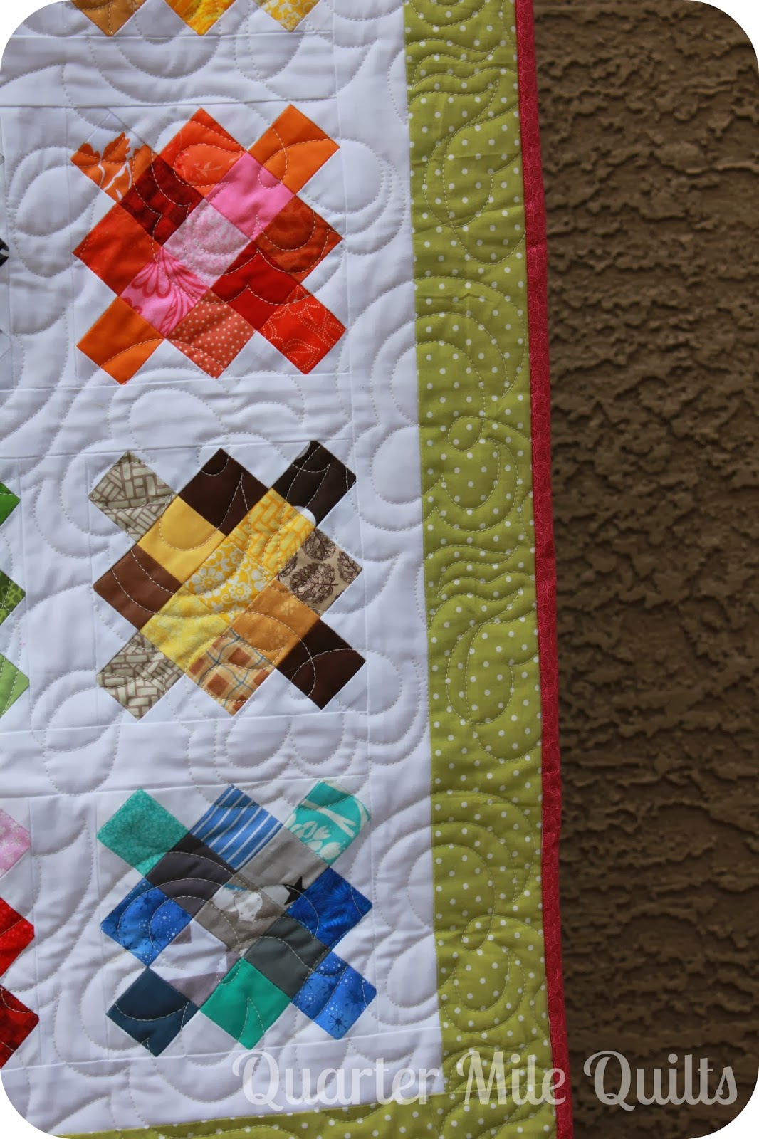 Quarter Mile Quilts Finish Granny Square Quilt