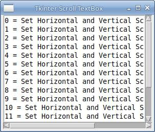 Use ScrollBar in Tkinter and Set ScrollBar in TextBox in Tkinter ...