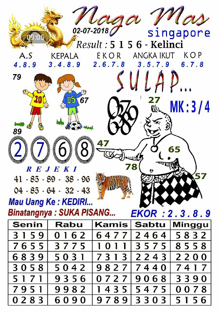 Gambar Syair Naga Mas Hari Ini Python