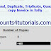 how to print original duplicate triplicate and extra copy invoices in tally