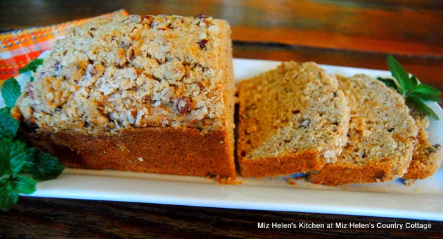 Crumble Top Sweet Potato Bread at Miz Helens Country Cottage