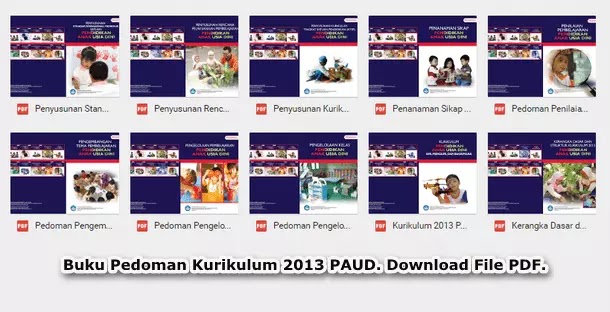 Download Buku Pedoman Kurikulum 2013 Paud Lengkap Format Pdf