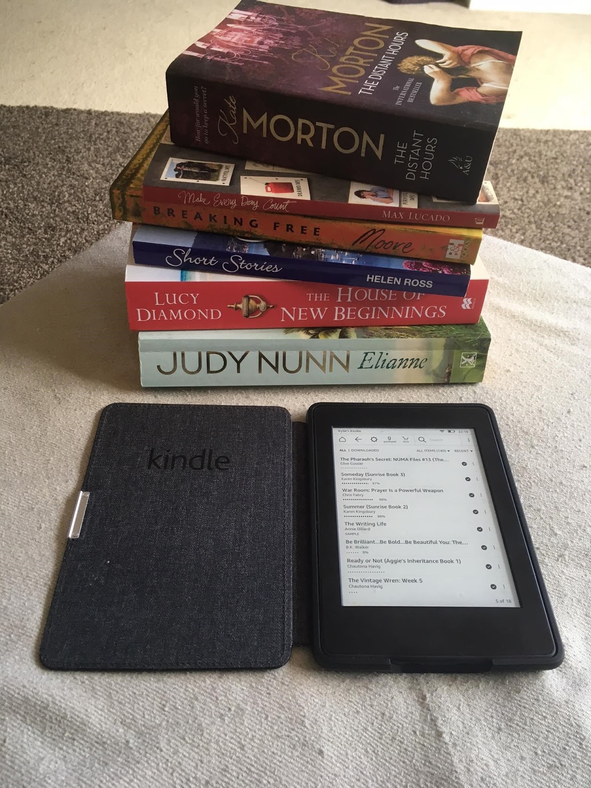 She did what she could EReaders vs Paper books