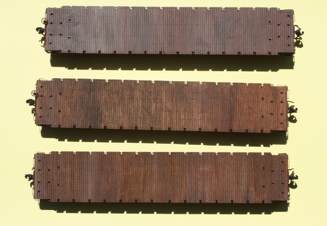 modeling the SP More about flat car decks