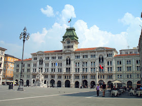 The Piazza Unità d'Italia in Trieste