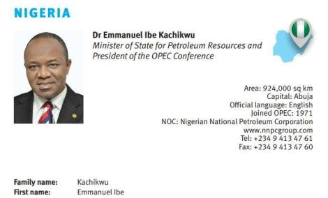 Ibe Kachiukwu becomes New OPEC President