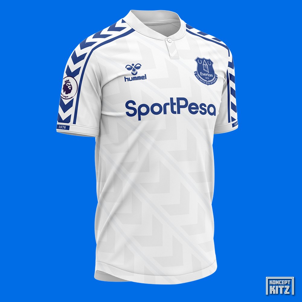 Classy Hummel Everton 20-21 Home, Away + 2 Alternative Kit Concepts ...