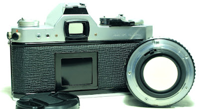 entax K2 (Chrome) Body #142, SMC Pentax 50mm 1:1.4 #724