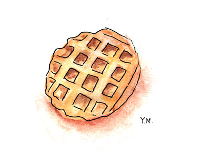 Belgium waffle by Yukié Matsushita