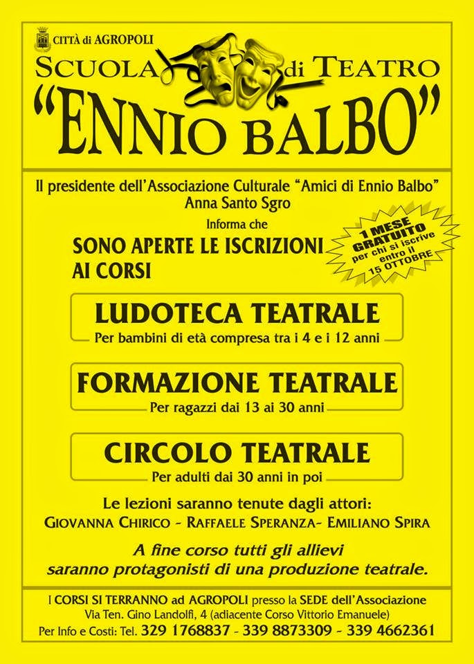 Gli Occhi di Argo La Bellezza dà i suoi frutti! Scuola di Teatro